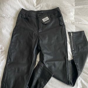 Brand new White Fox faux leather pants with tags on ***
